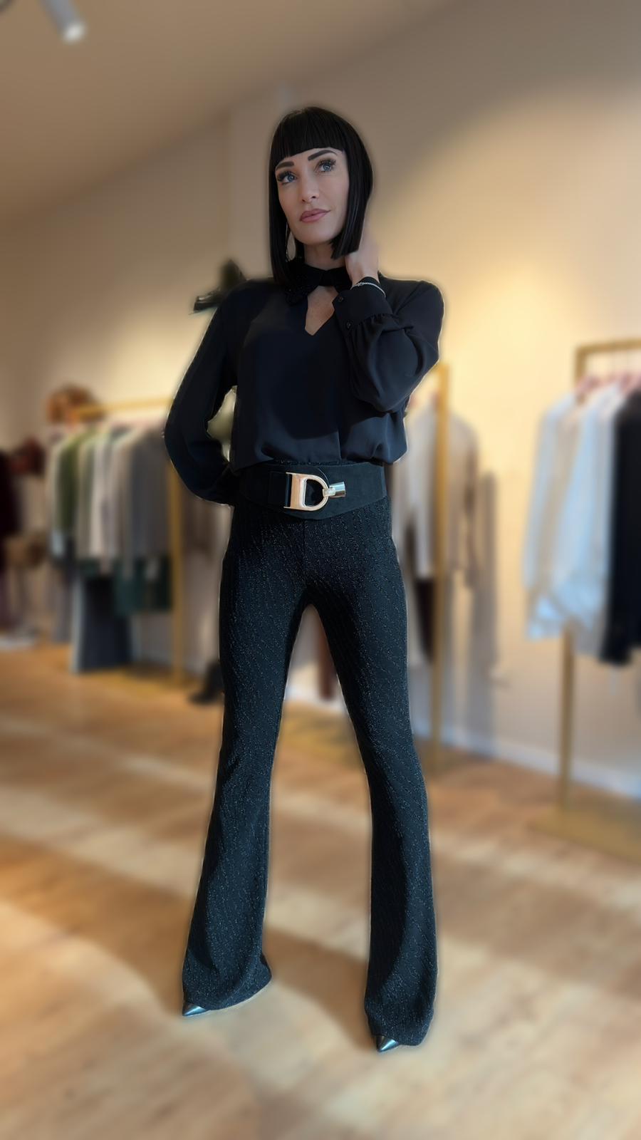 BLUSA COLLETTO STRASS