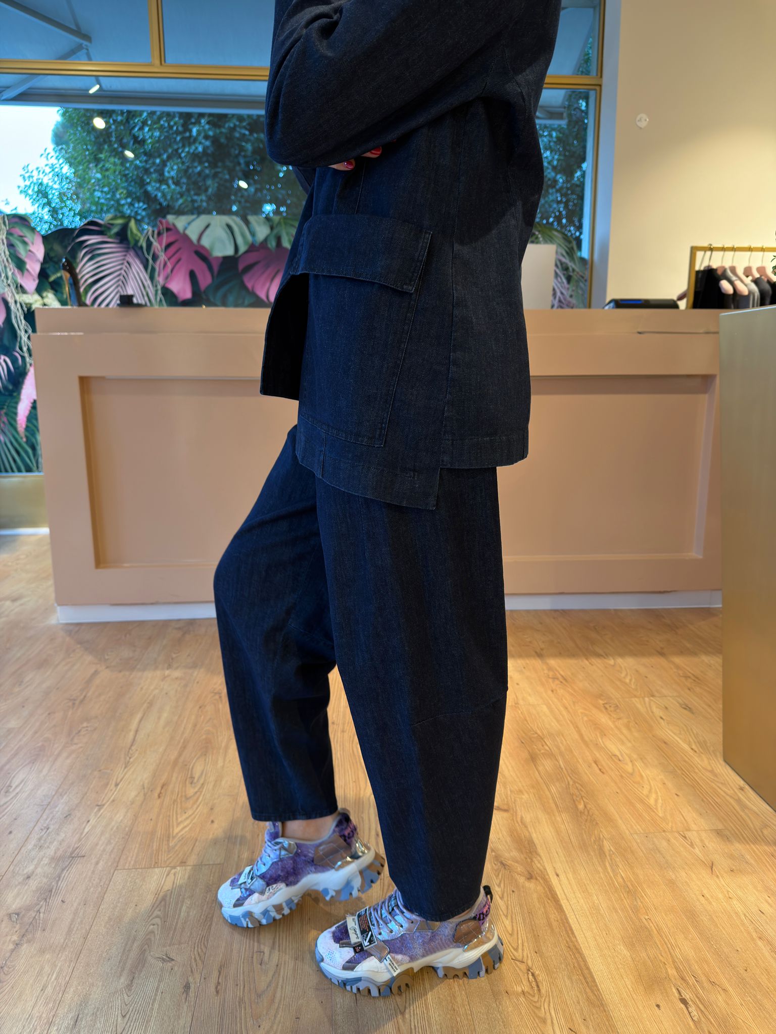 PANTALONE DENIM CARGO SOFT