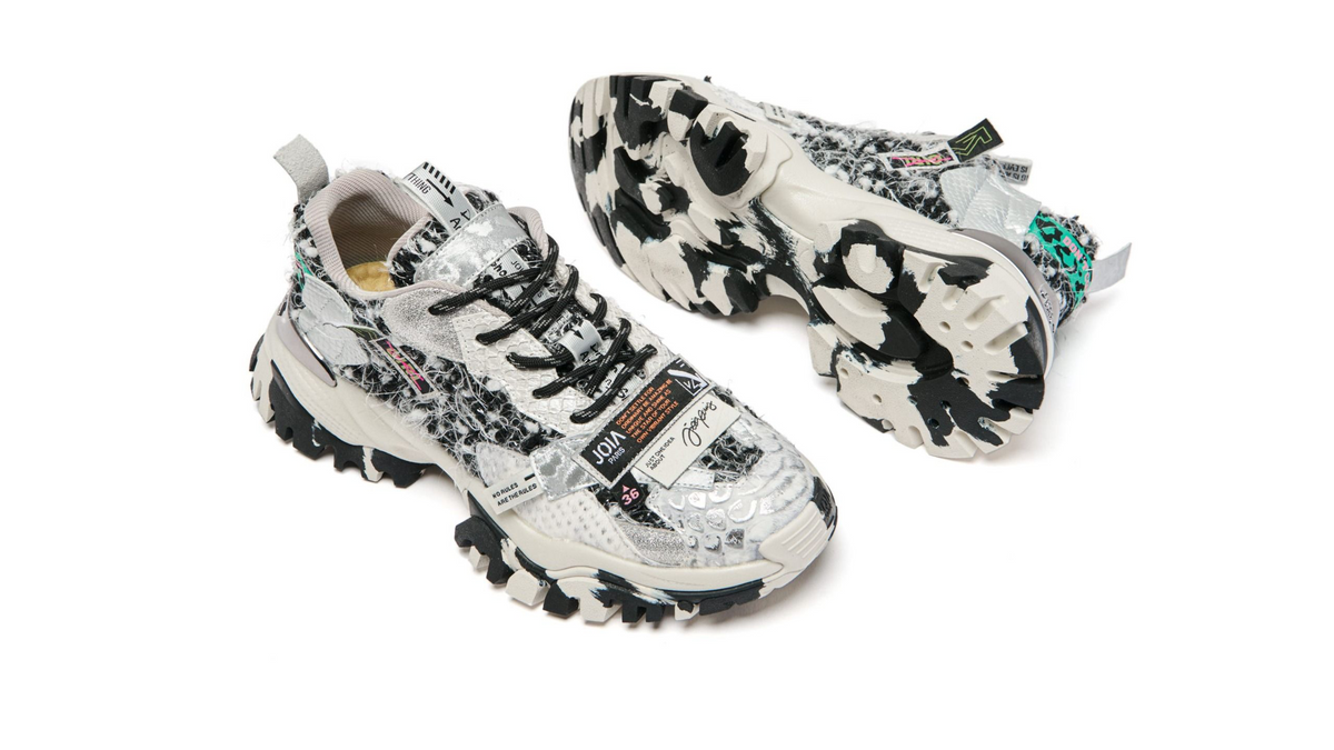 SNEAKERS PARISLABEL BLACK WHITE