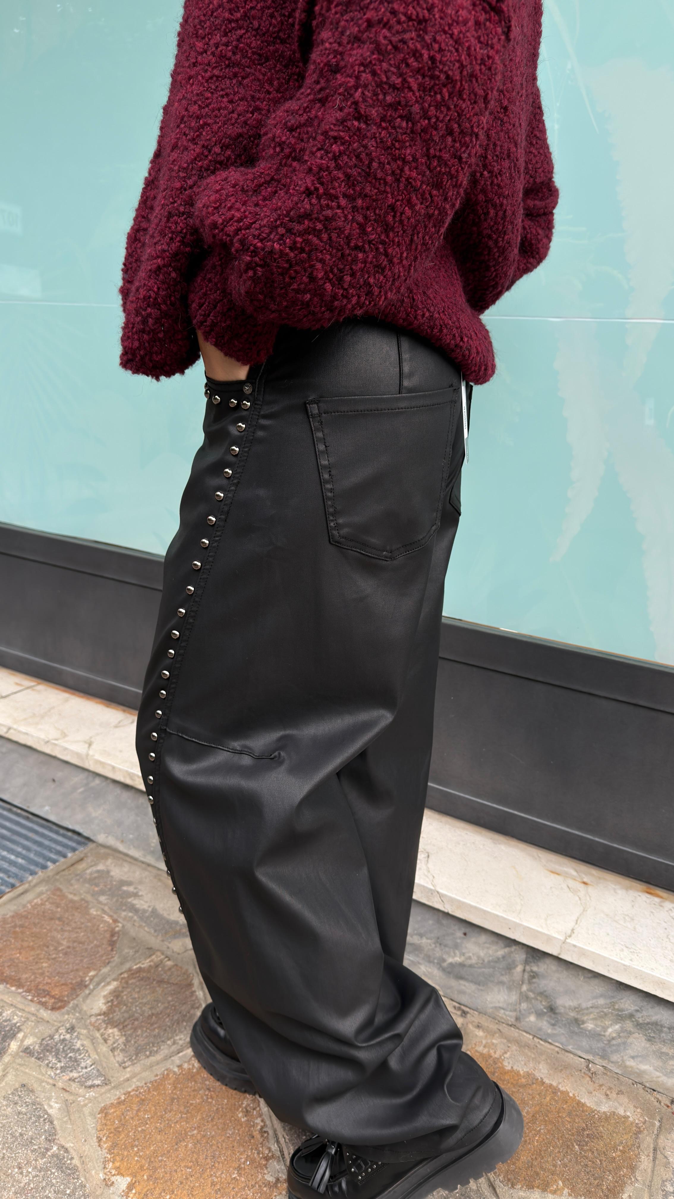 PANTALONE ECO BALLOON BORCHIE