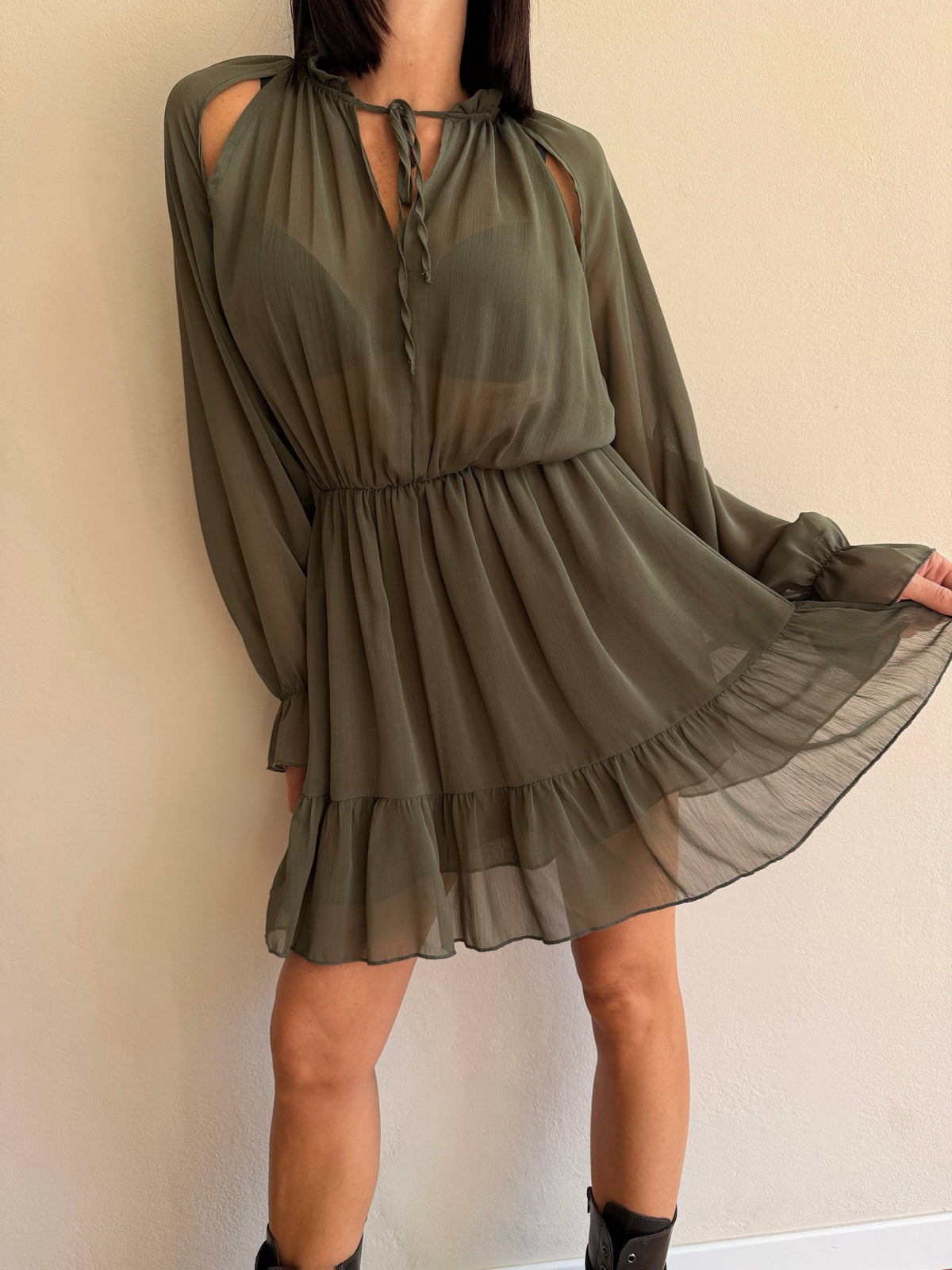 ABITO CORTO VERDE MILITARE