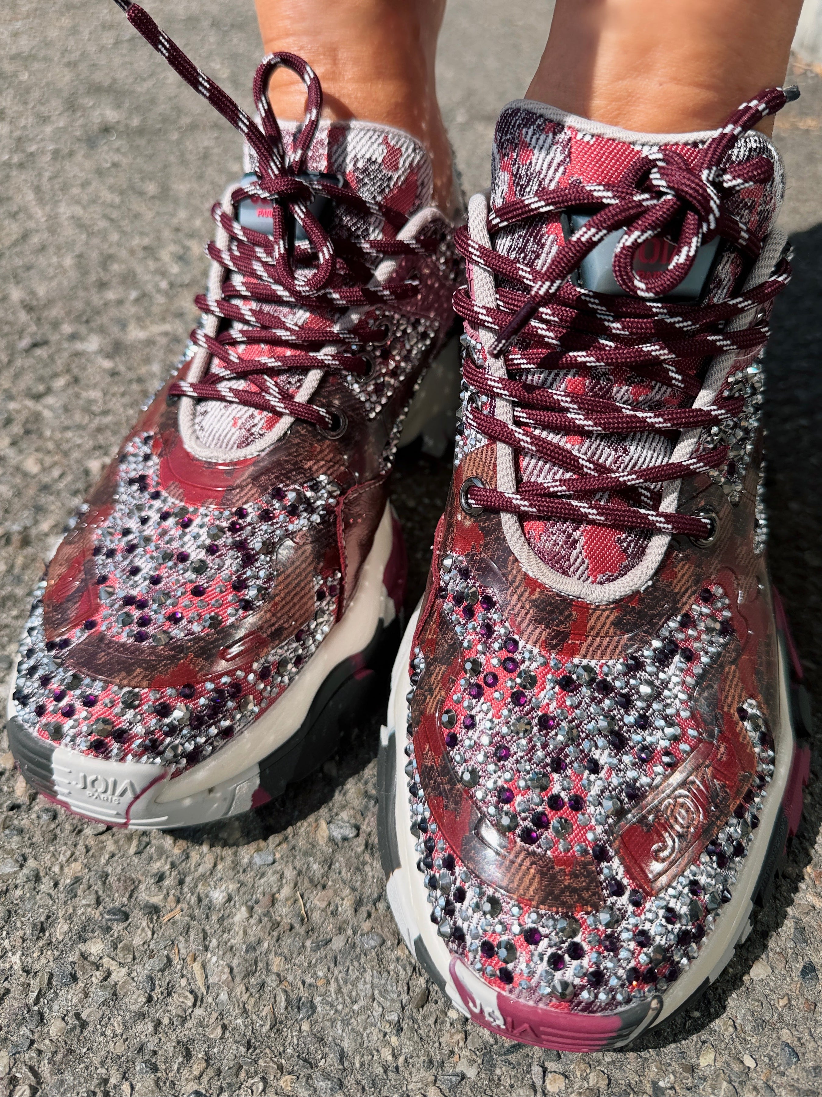 SNEAKERS JEWEL BORDEAUX