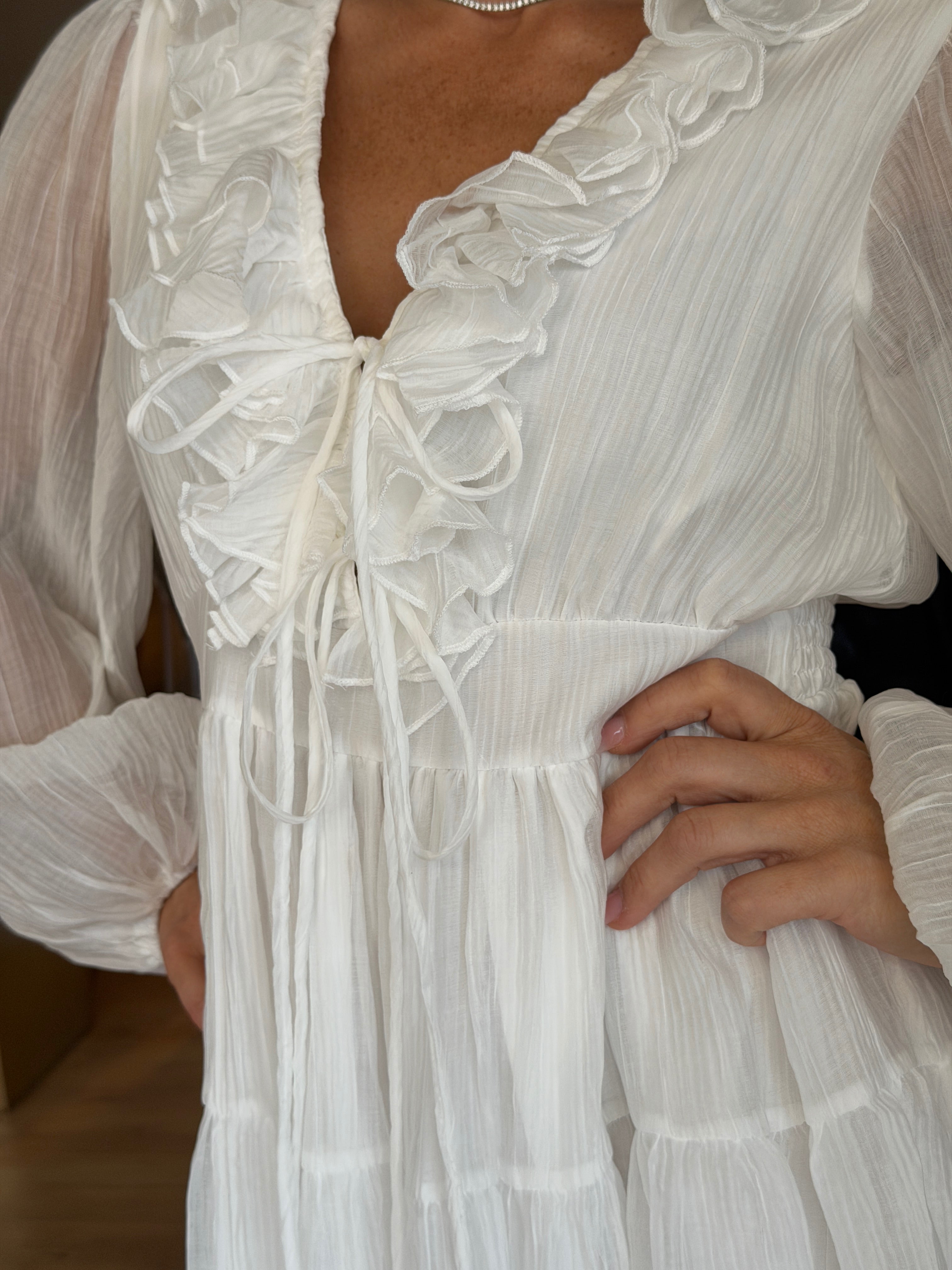 ABITO MINI ROMANTIC ROUCHES