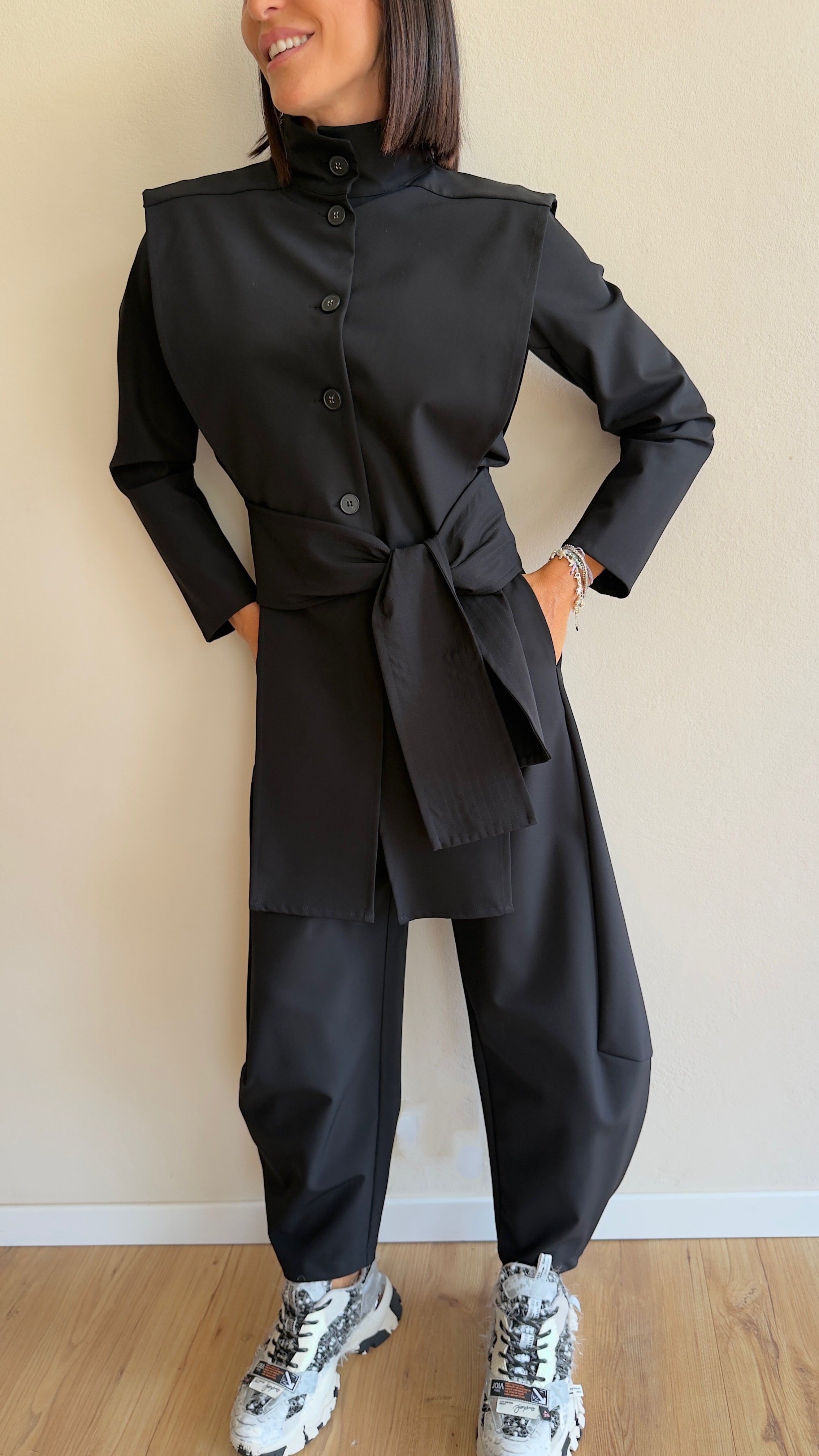 PANTALONE BALLOON NERO