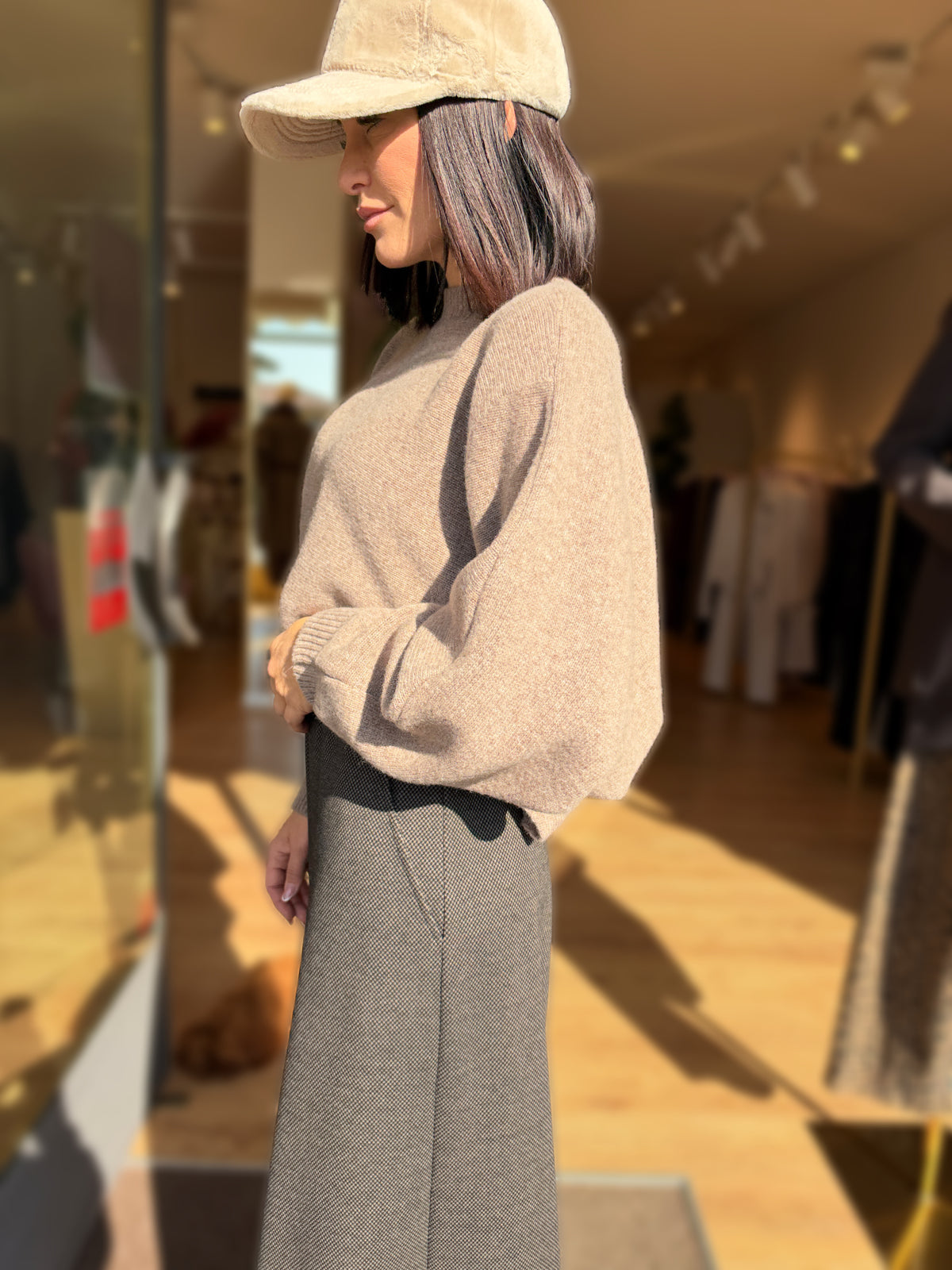 MAGLIONE CROP OVERSIZE