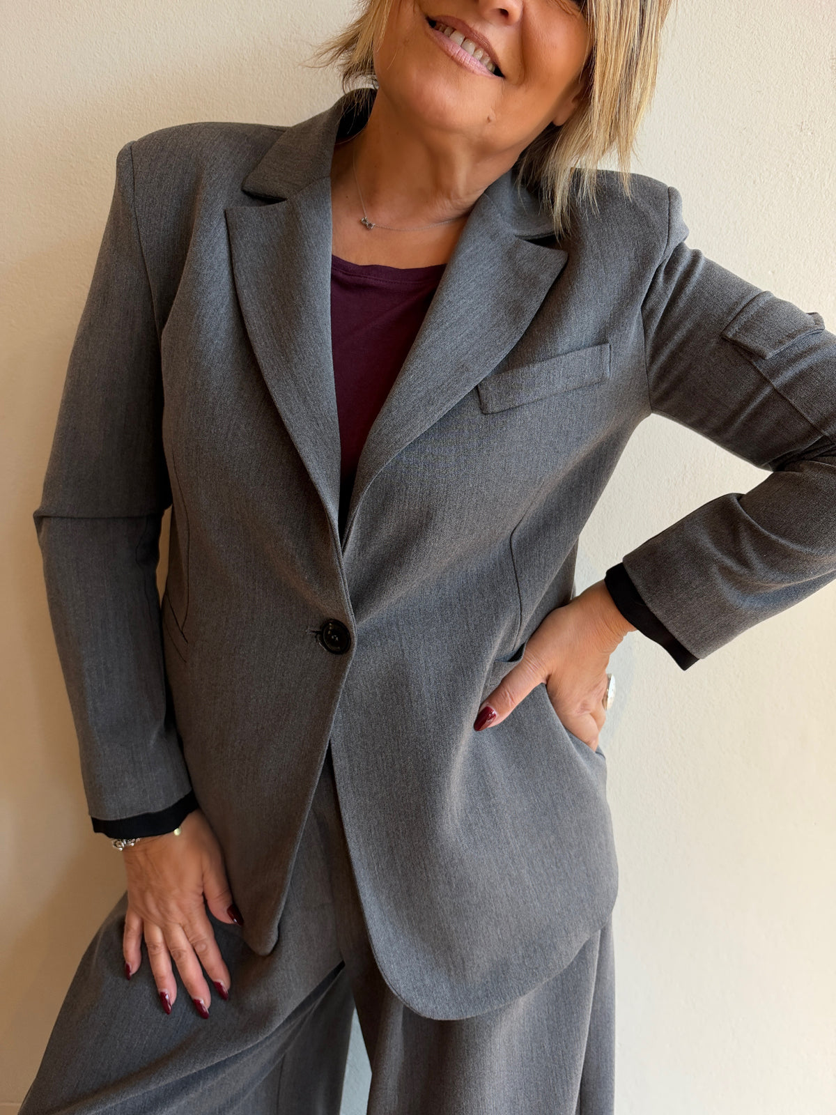 COMPLETO CASUAL GRIGIO