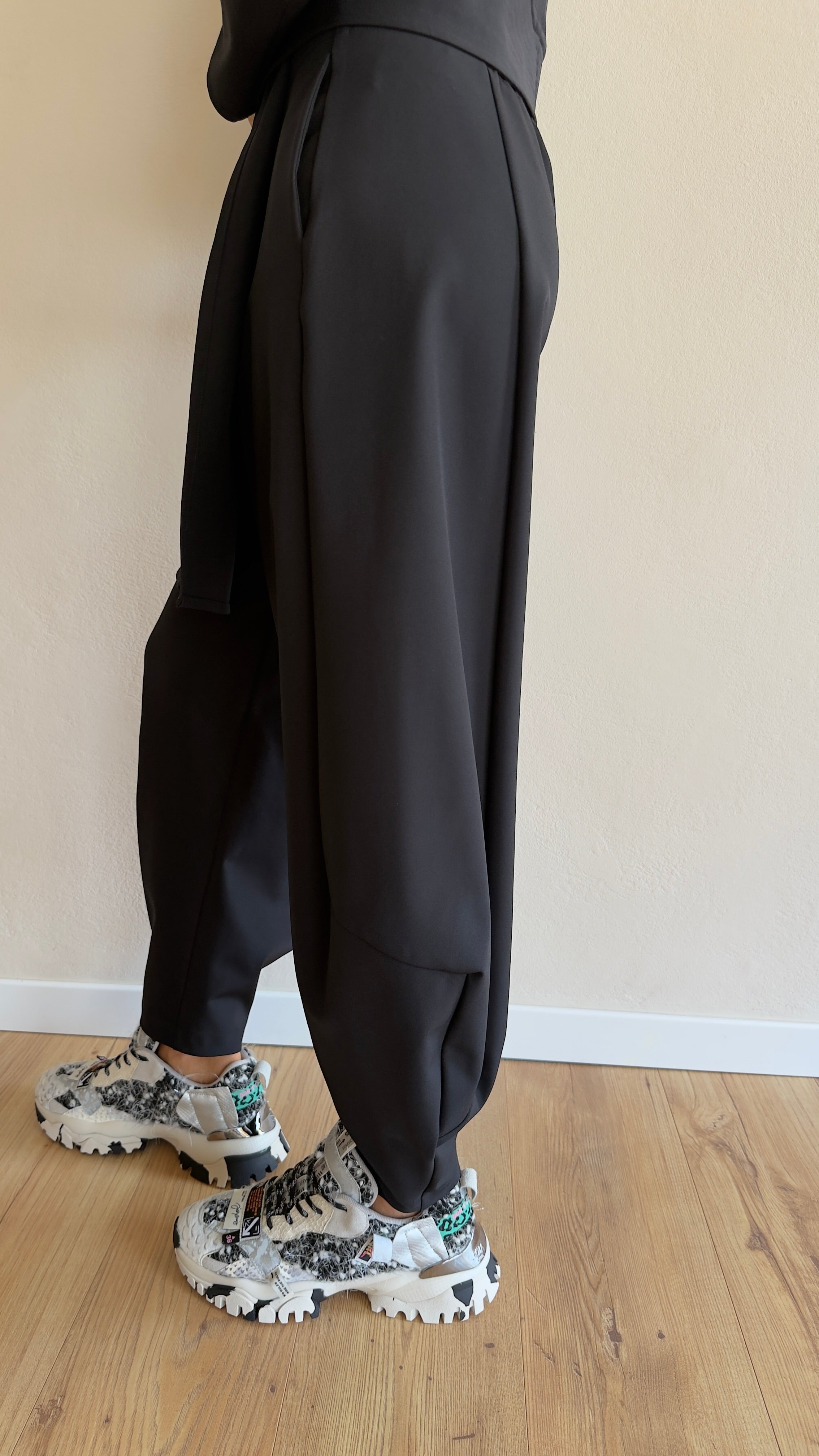 PANTALONE BALLOON NERO