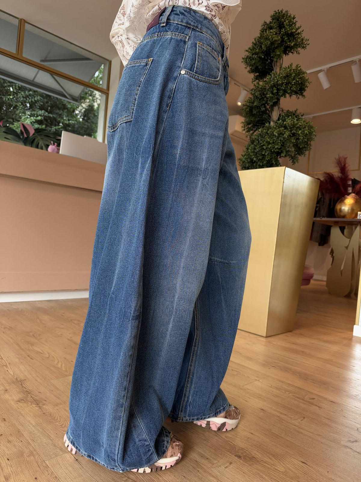 JEANS PALAZZO WIDE LEG