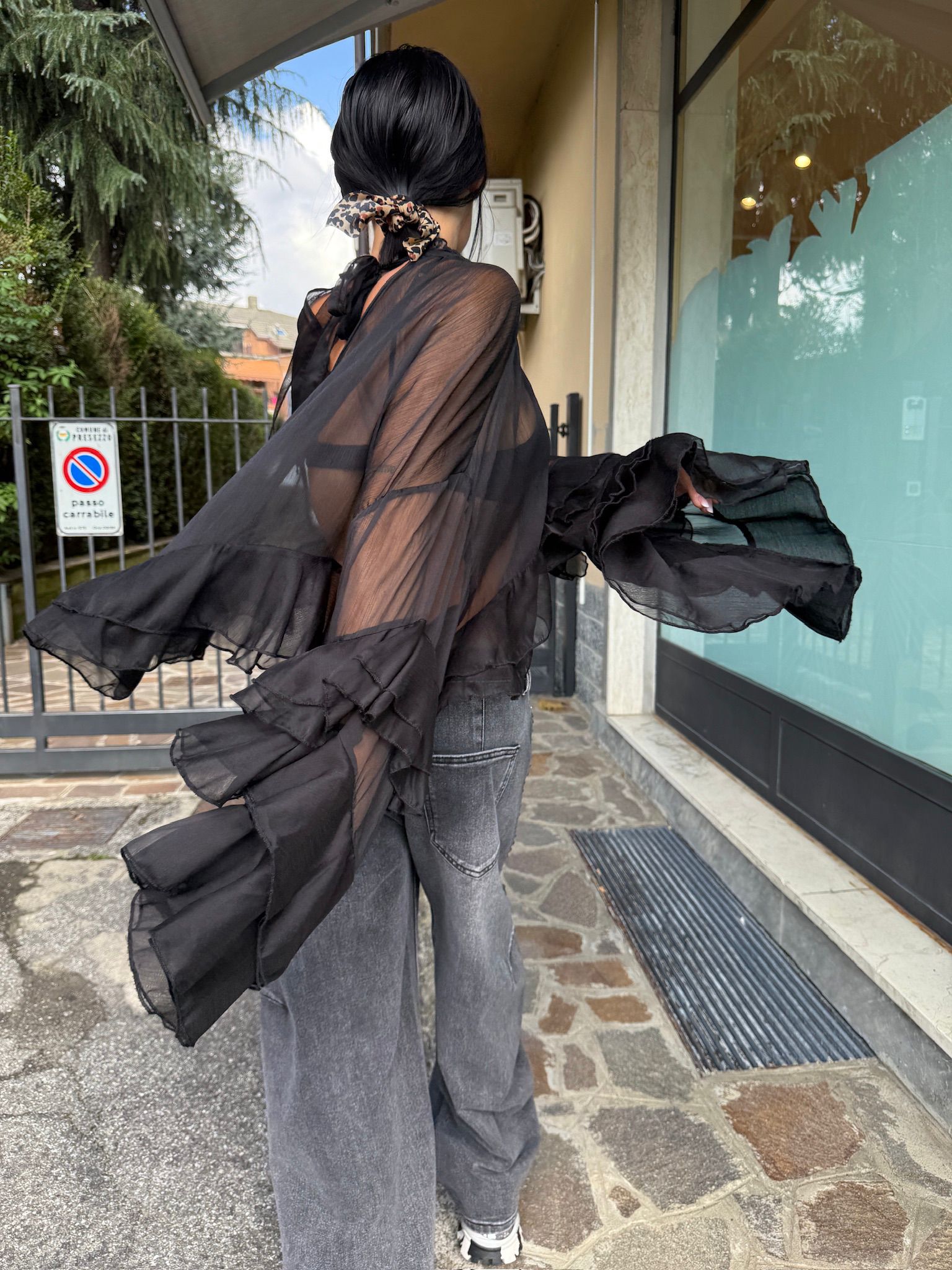 BLUSA VOILANT TRASPARENTE