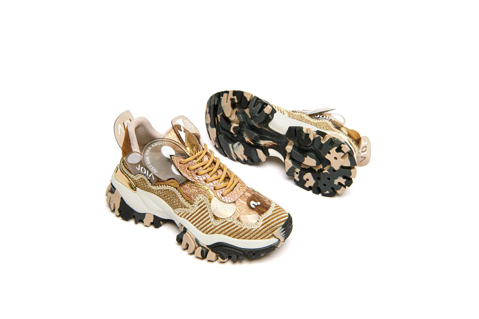 SNEAKERS BROWN WHITE