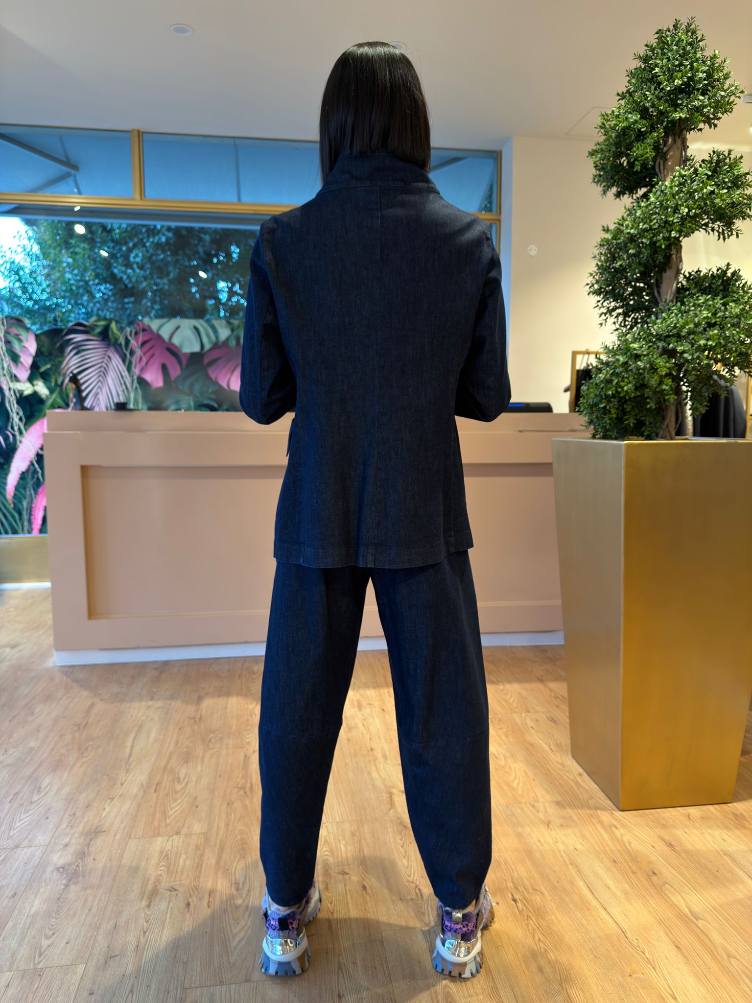 PANTALONE DENIM CARGO SOFT