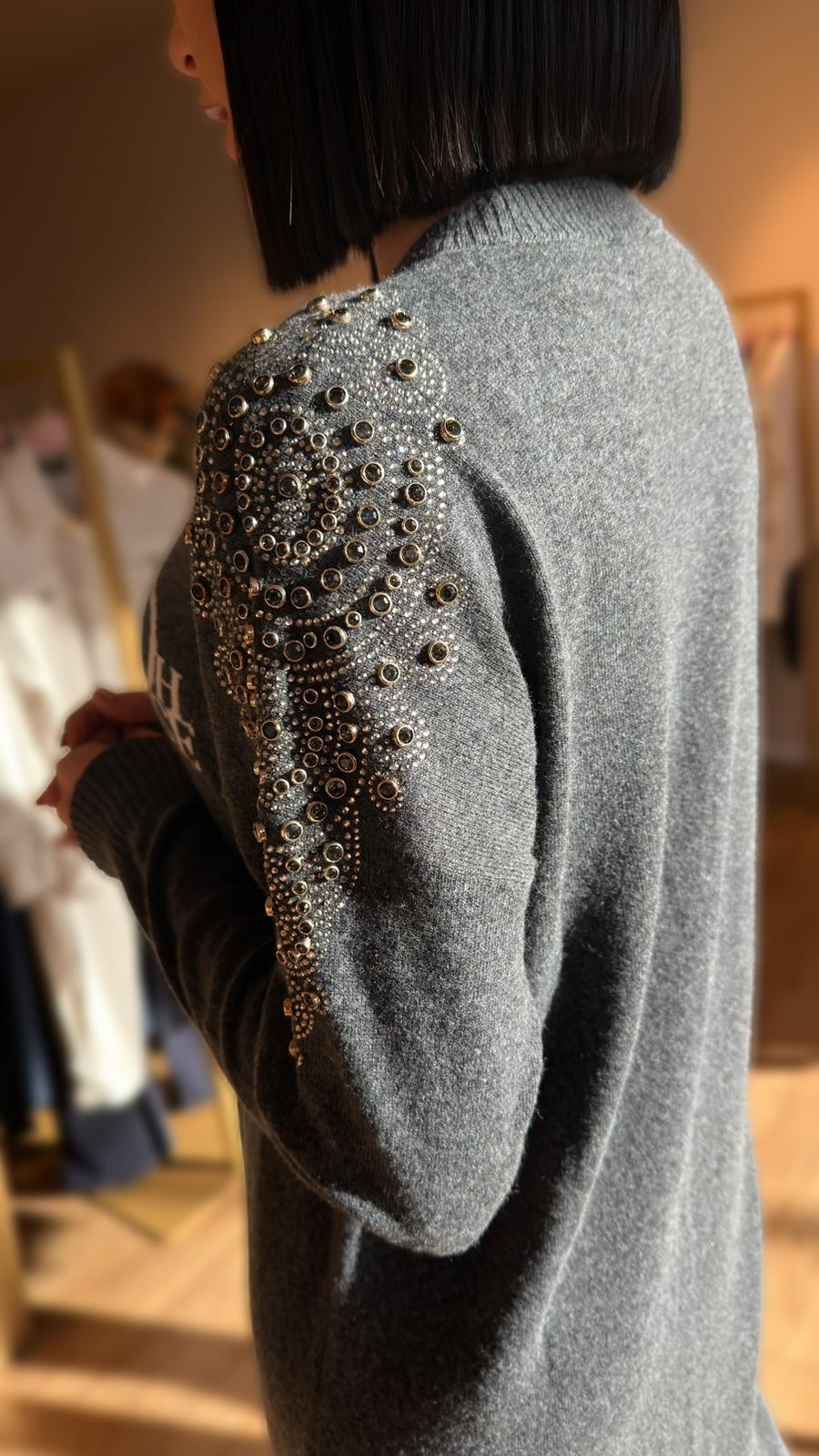 ABITO MAGLIA STRASS