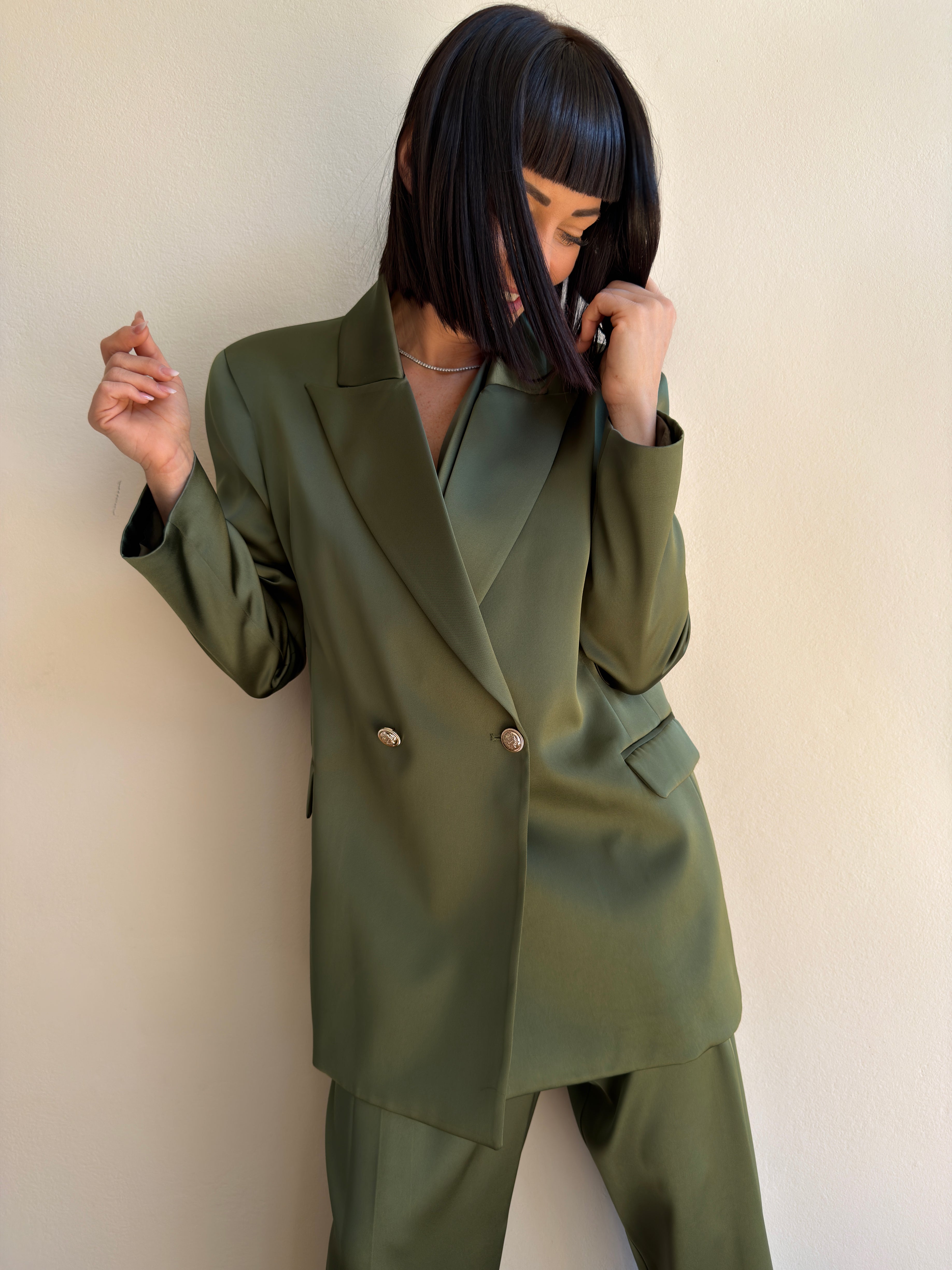 TAILLEUR SATINATO OLIVA