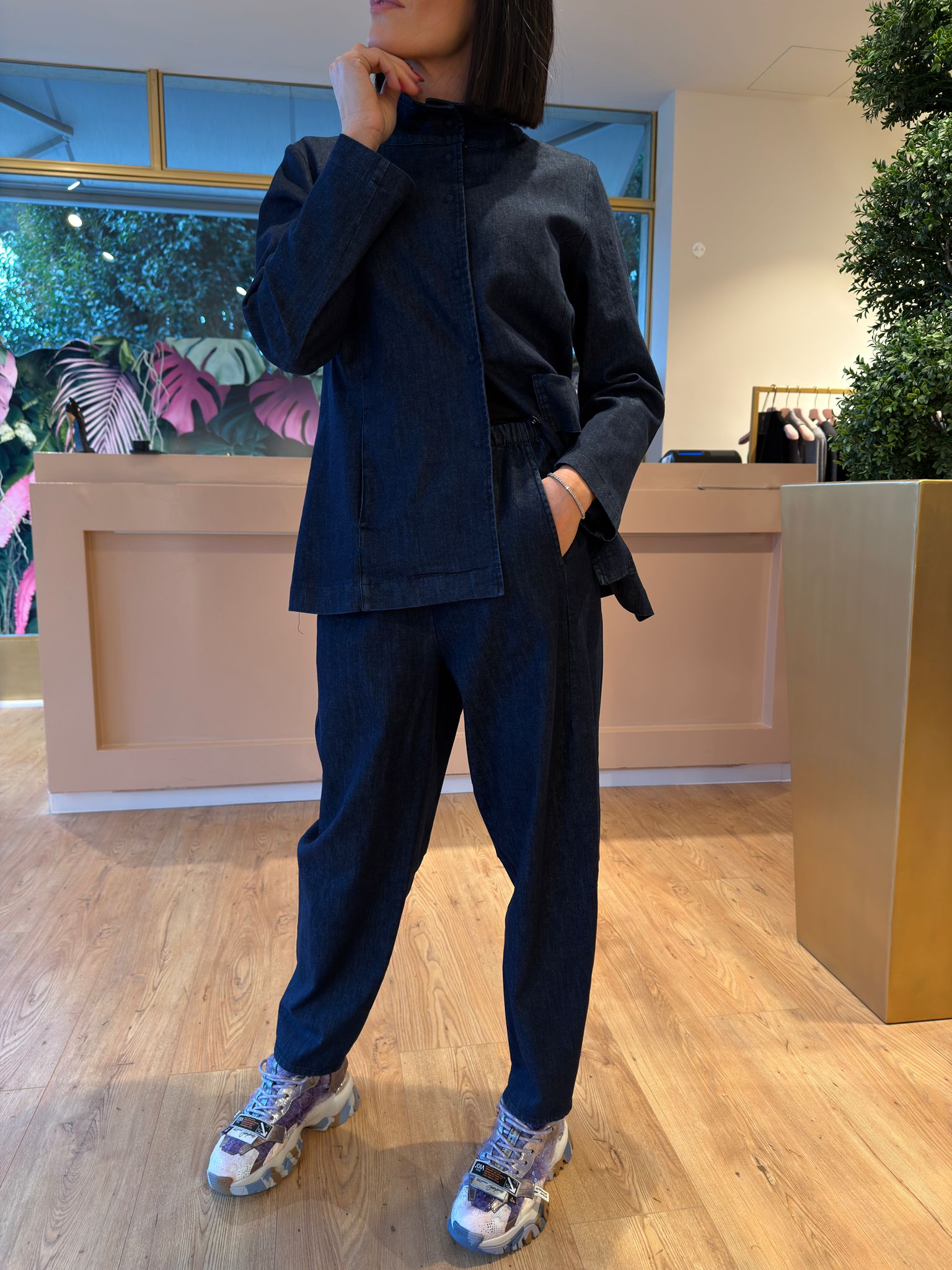 PANTALONE DENIM CARGO SOFT