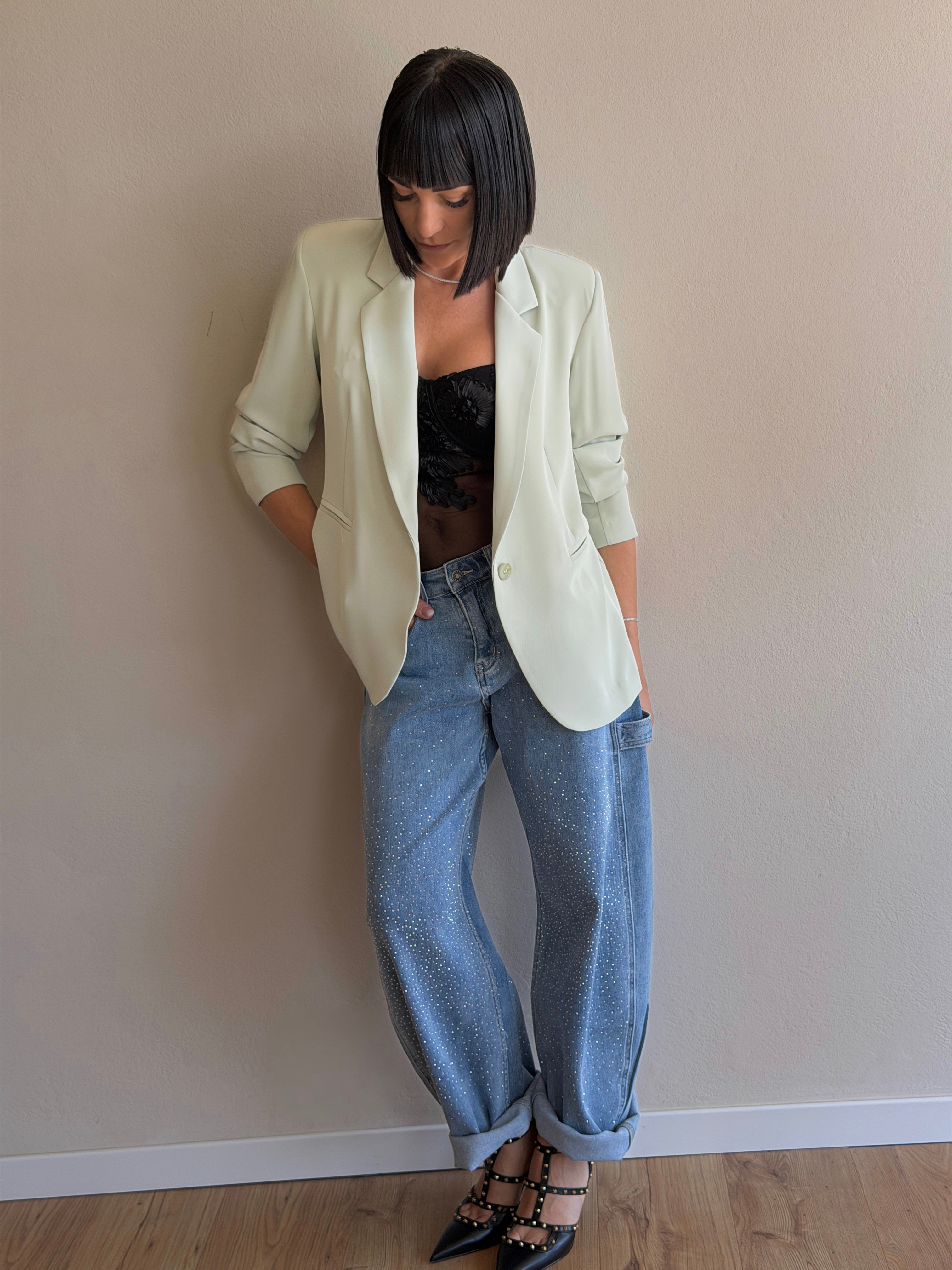 BLAZER VERDE ACQUA