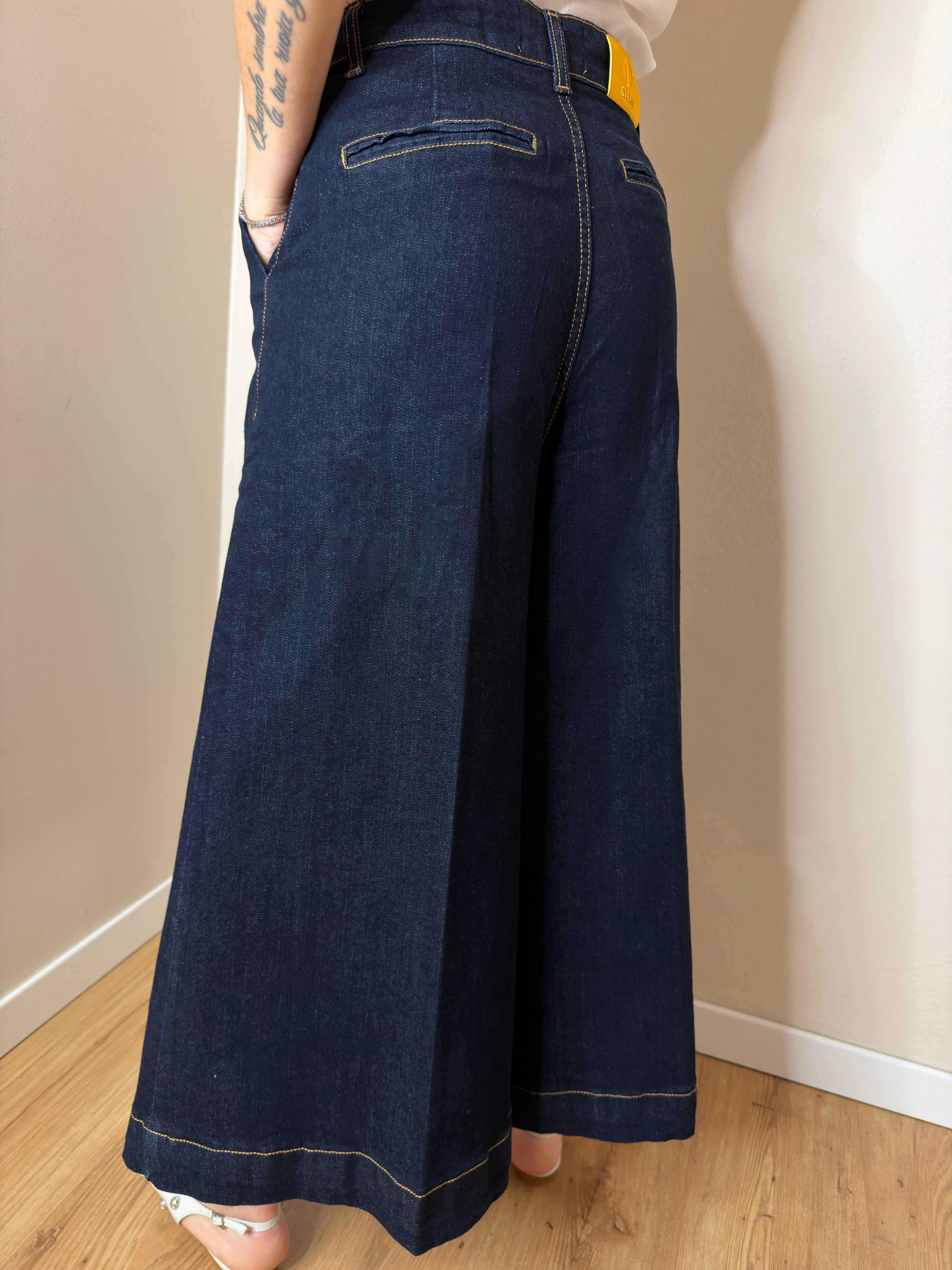 PANTALONE CULOTTE DENIM