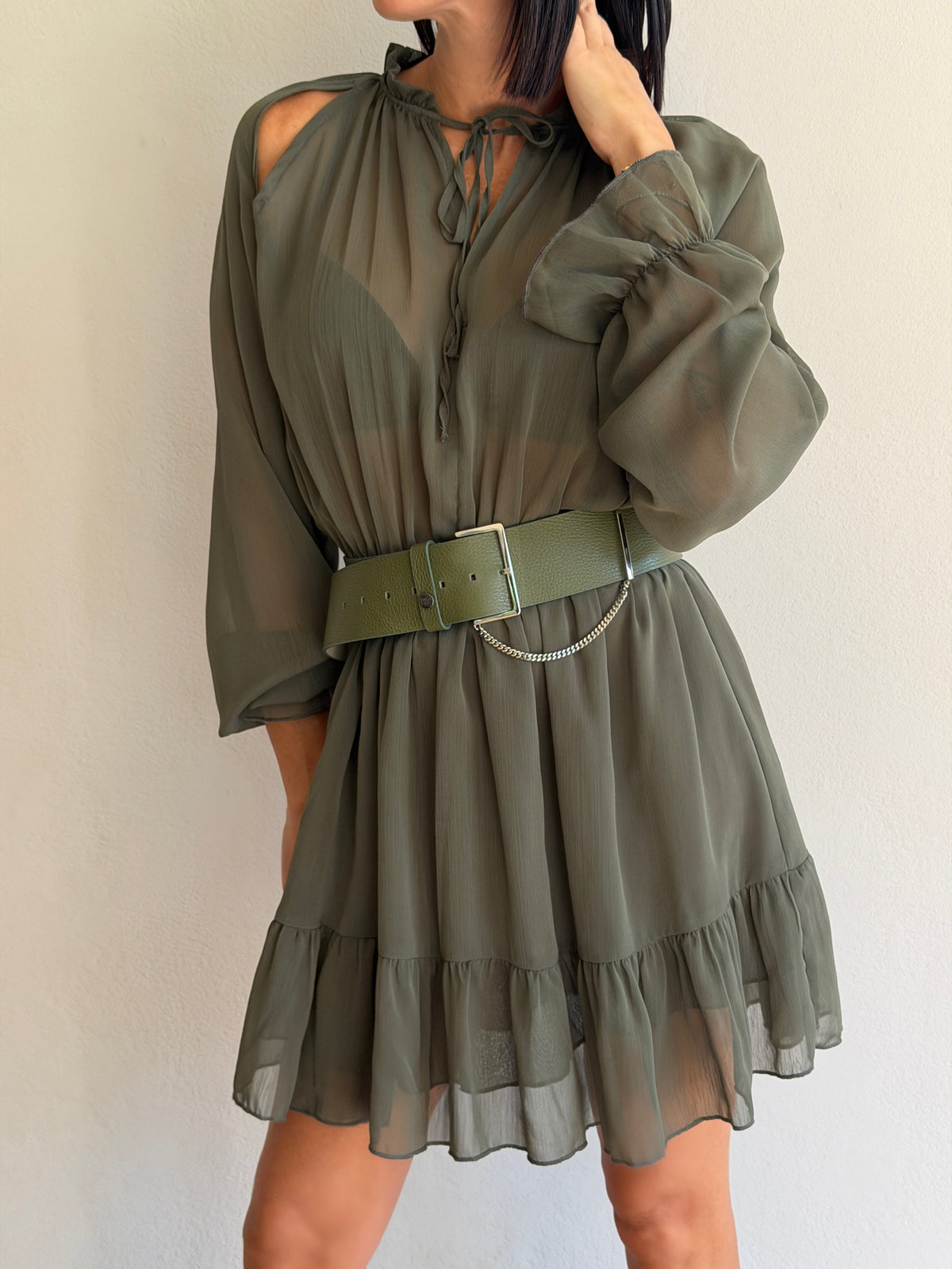 ABITO CORTO VERDE MILITARE
