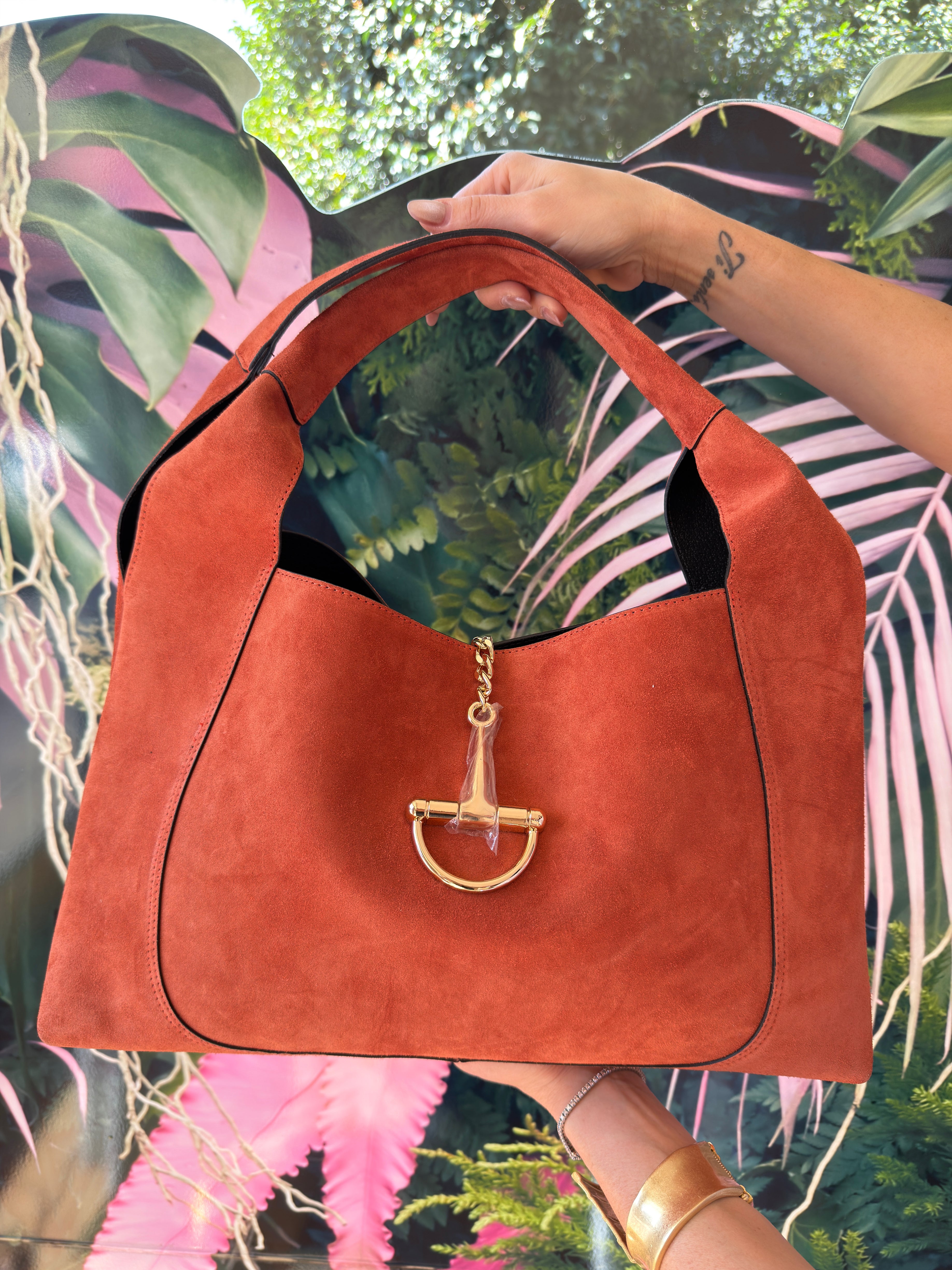 BORSA SUEDE MANGO