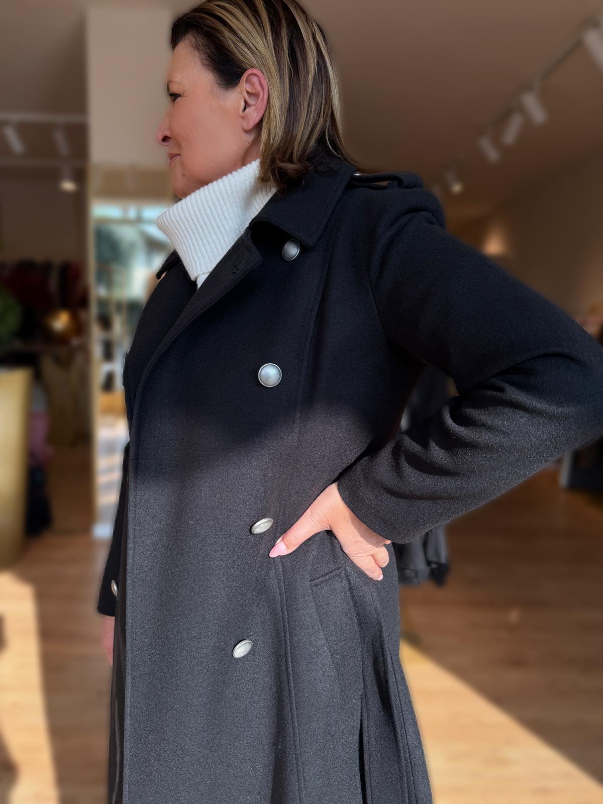 CAPPOTTO GODET NERO