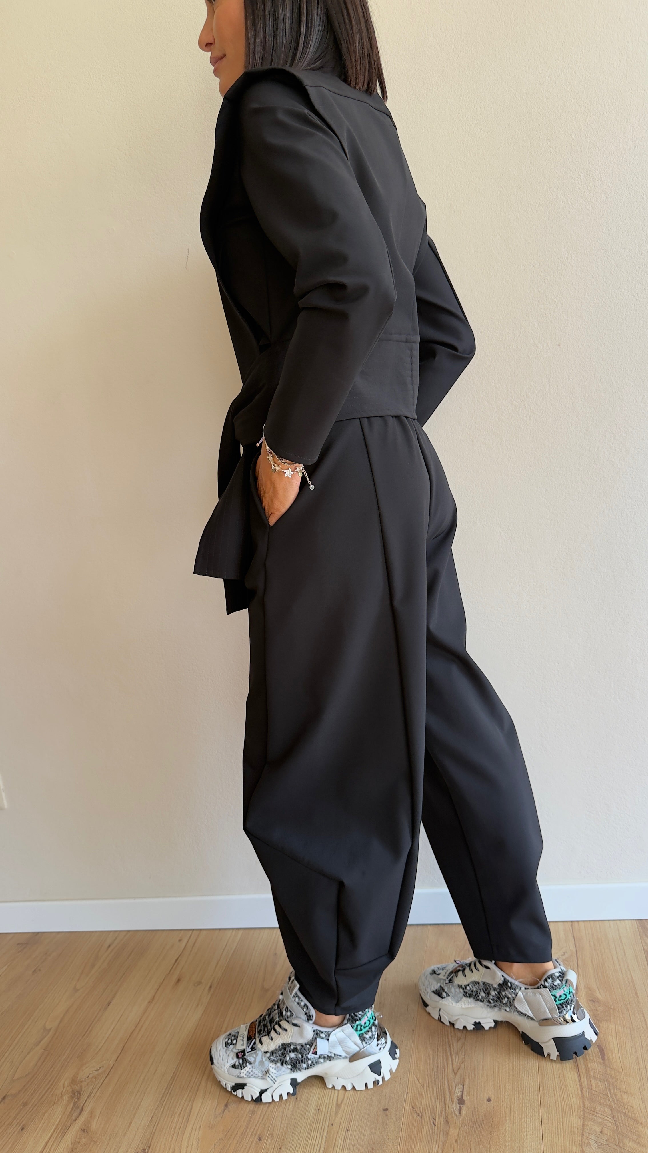 PANTALONE BALLOON NERO