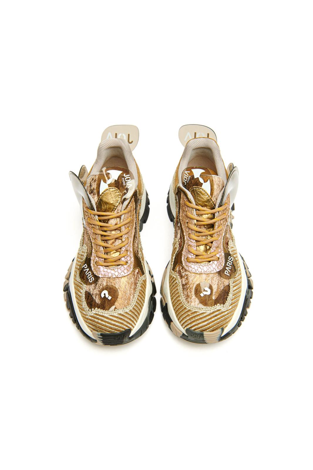 SNEAKERS BROWN WHITE