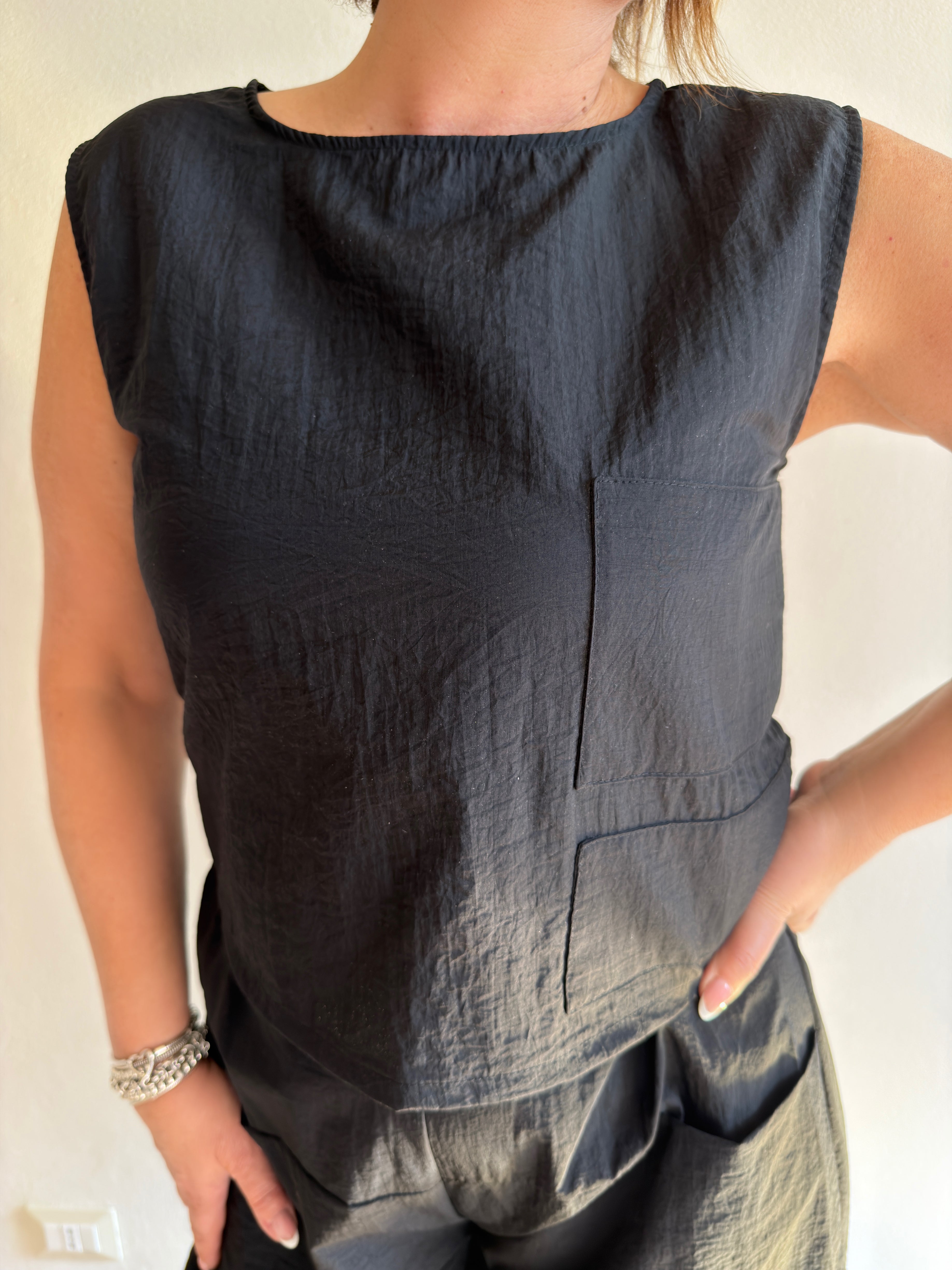 COMPLETO EFFETTO STROPICCIATO