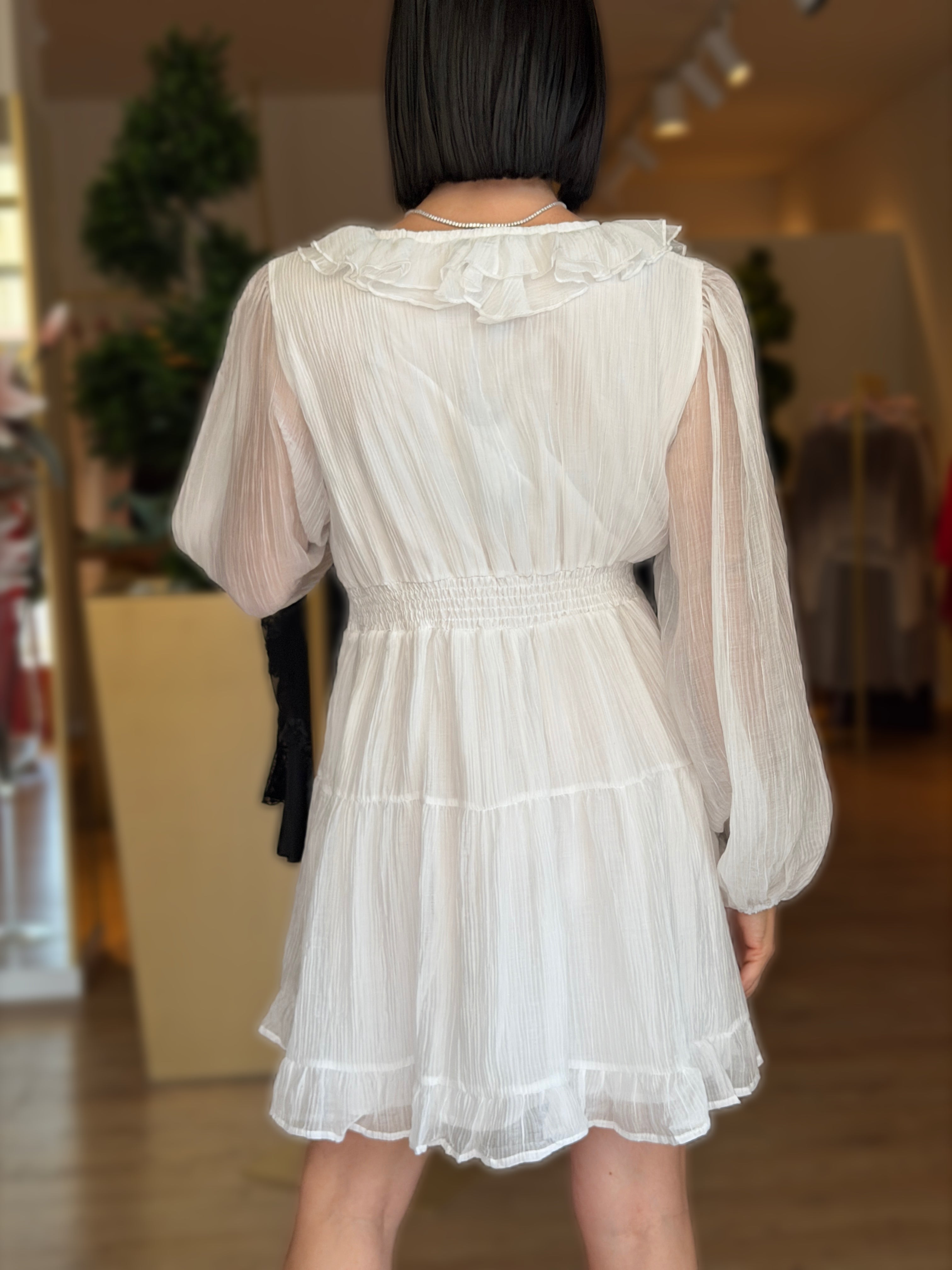 ABITO MINI ROMANTIC ROUCHES
