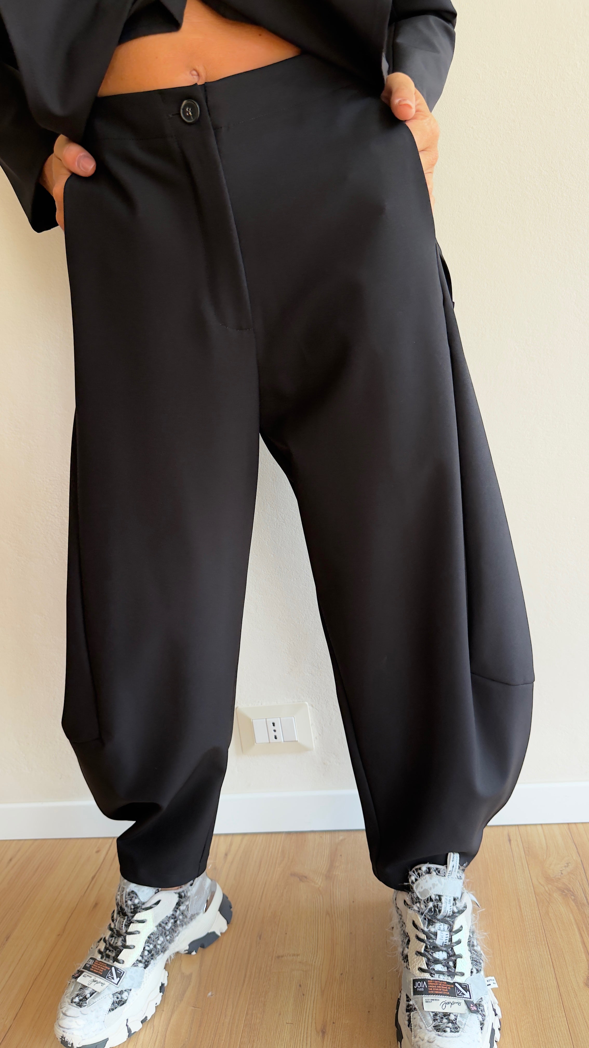 PANTALONE BALLOON NERO