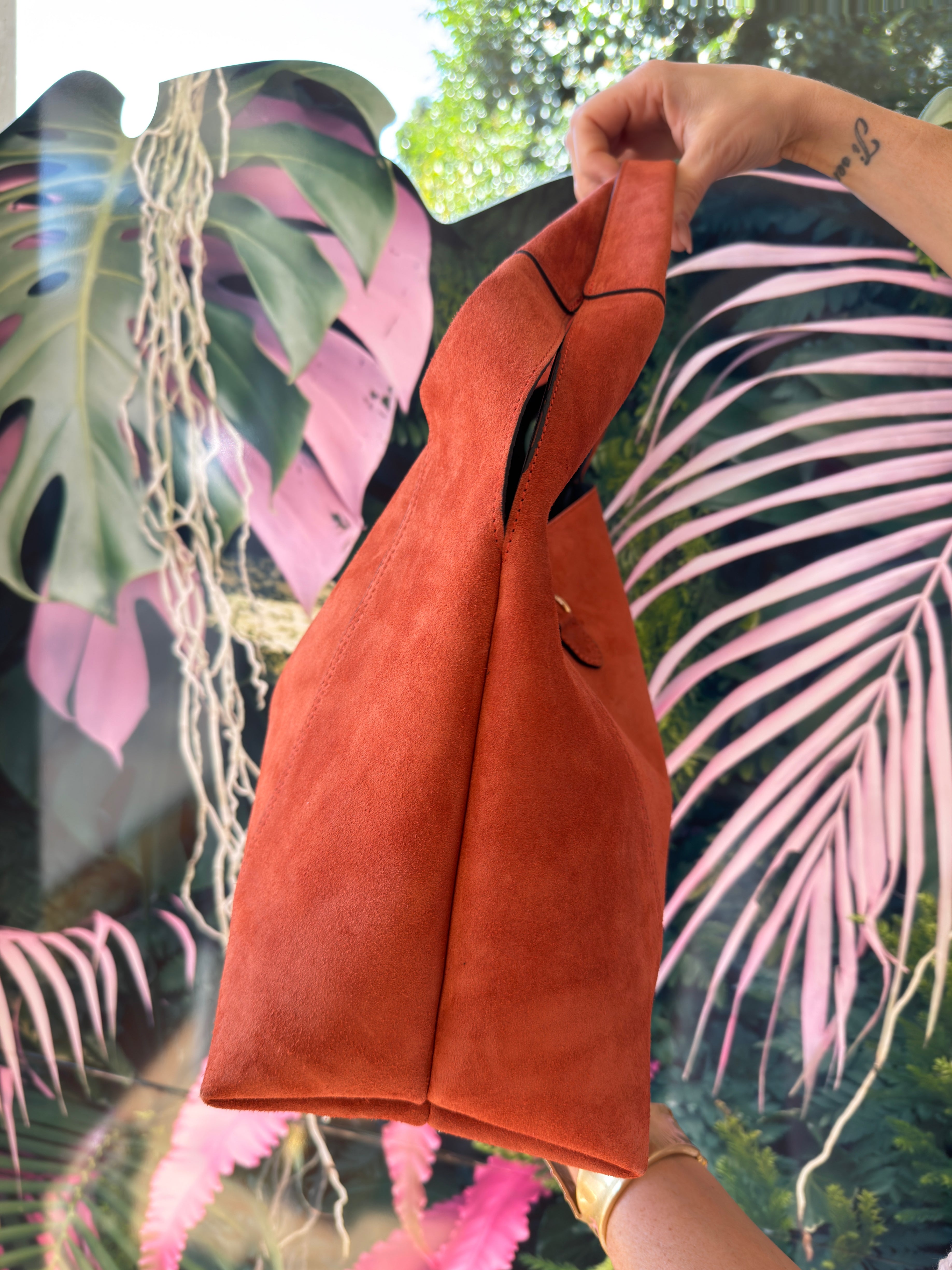 BORSA SUEDE MANGO