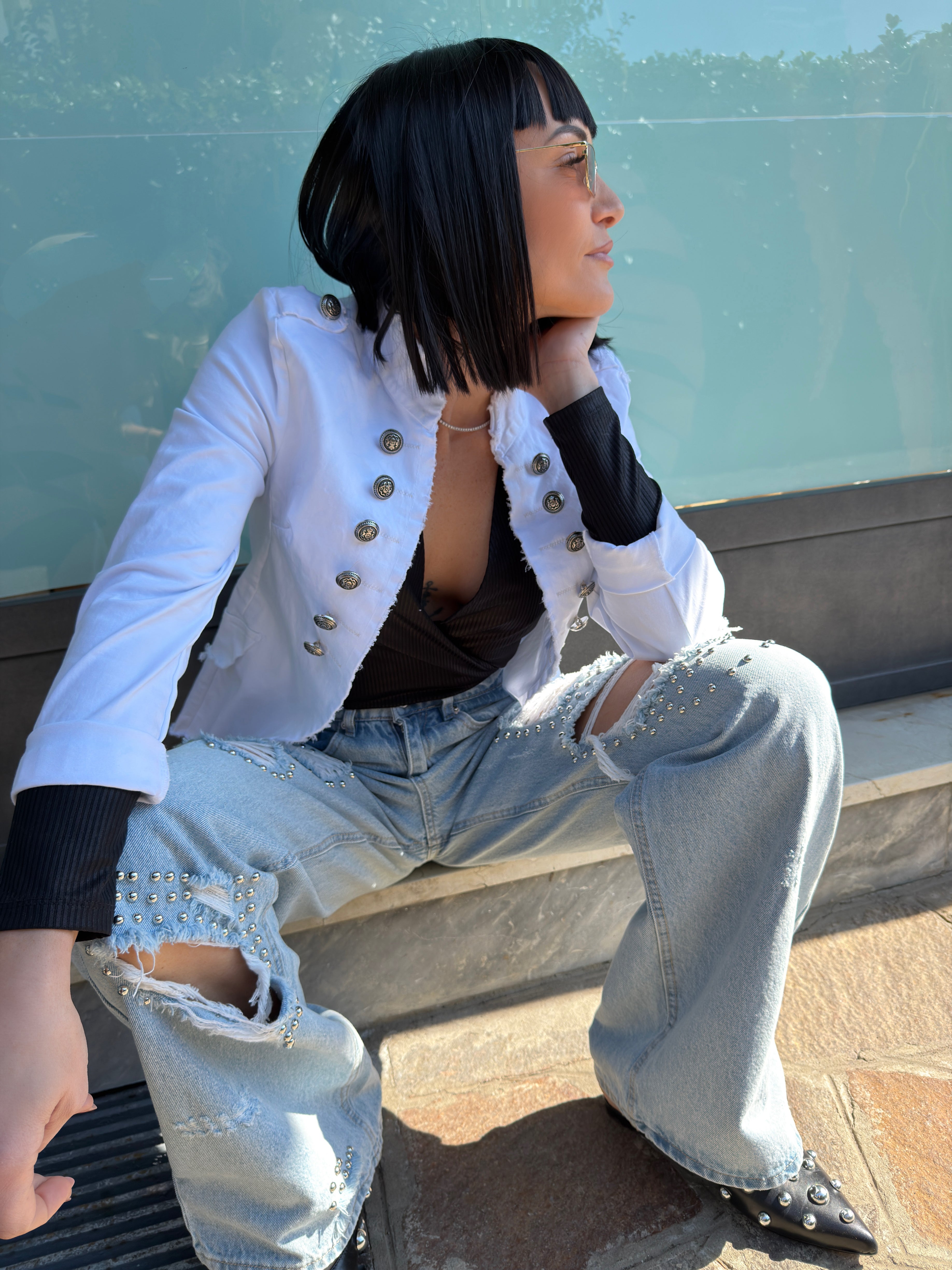 GIACCA MILITARY CHIC