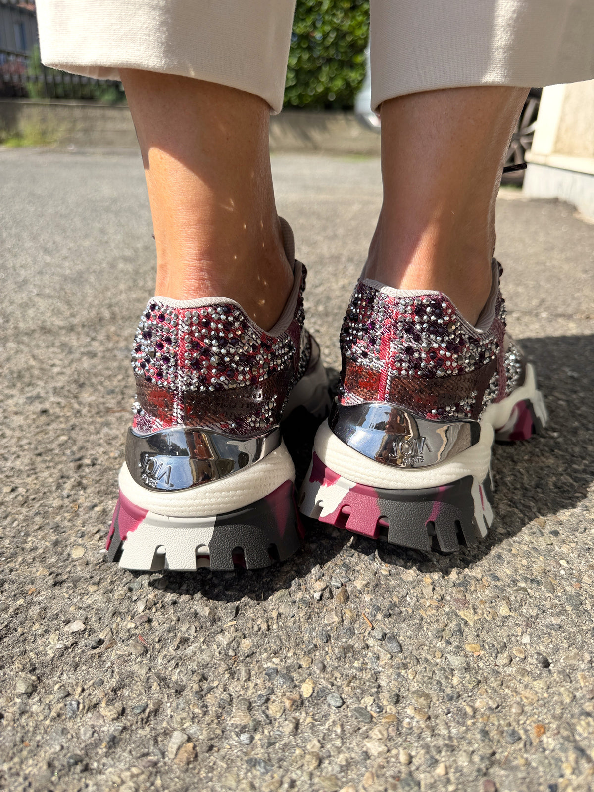 SNEAKERS JEWEL BORDEAUX