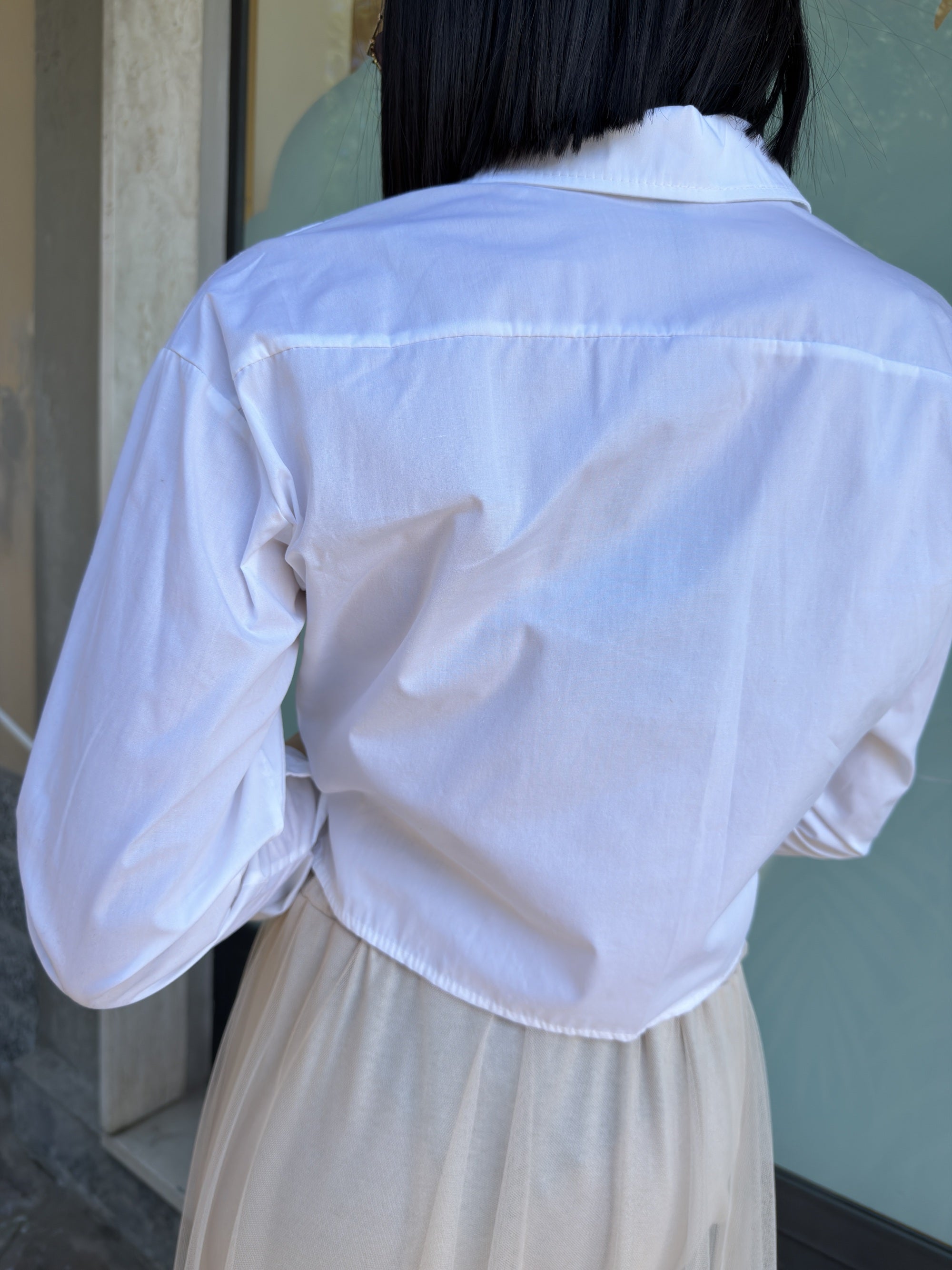 CAMICIA CROPPED TASCA