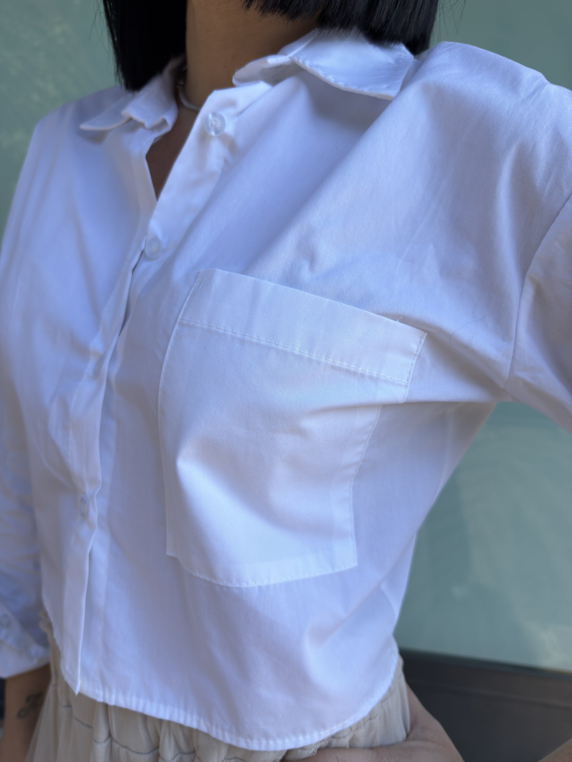 CAMICIA CROPPED TASCA