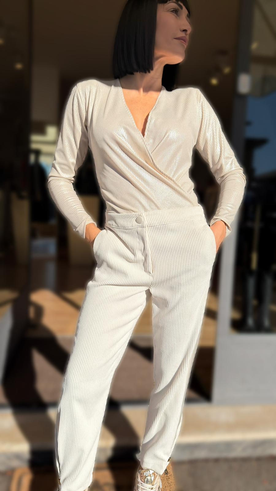 BODY SATINATO COSTINE CHAMPAGNE