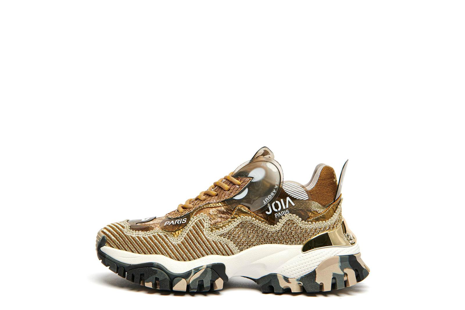 SNEAKERS BROWN WHITE